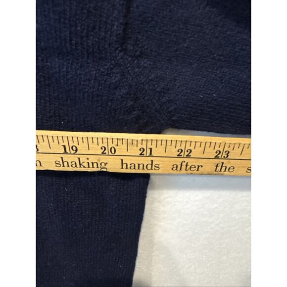 James Pringle Weavers of Inverness Navy Blue Lambswool Made In Scotland Cardigan - Picture 5 of 8